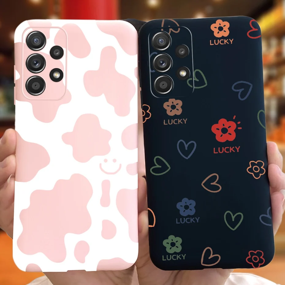 Para Samsung Galaxy A23 Funda encantador patrón Color caramelo Fundas de teléfono de silicona para Samsung A23 A 23 4G 5G Funda SM-A235F Funda suave - imagen 3