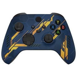 Carcasa Frontal eXtremeRate para Mando Xbox Series X|S Naranja Mecha