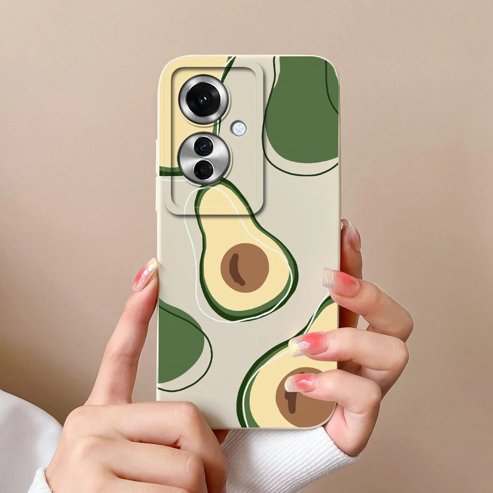 Funda de teléfono para Oppo Reno11 F F25 Pro 5G, cubierta protectora de silicona cuadrada, flores encantadoras, gato, OppoF25Pro 5G - imagen 2