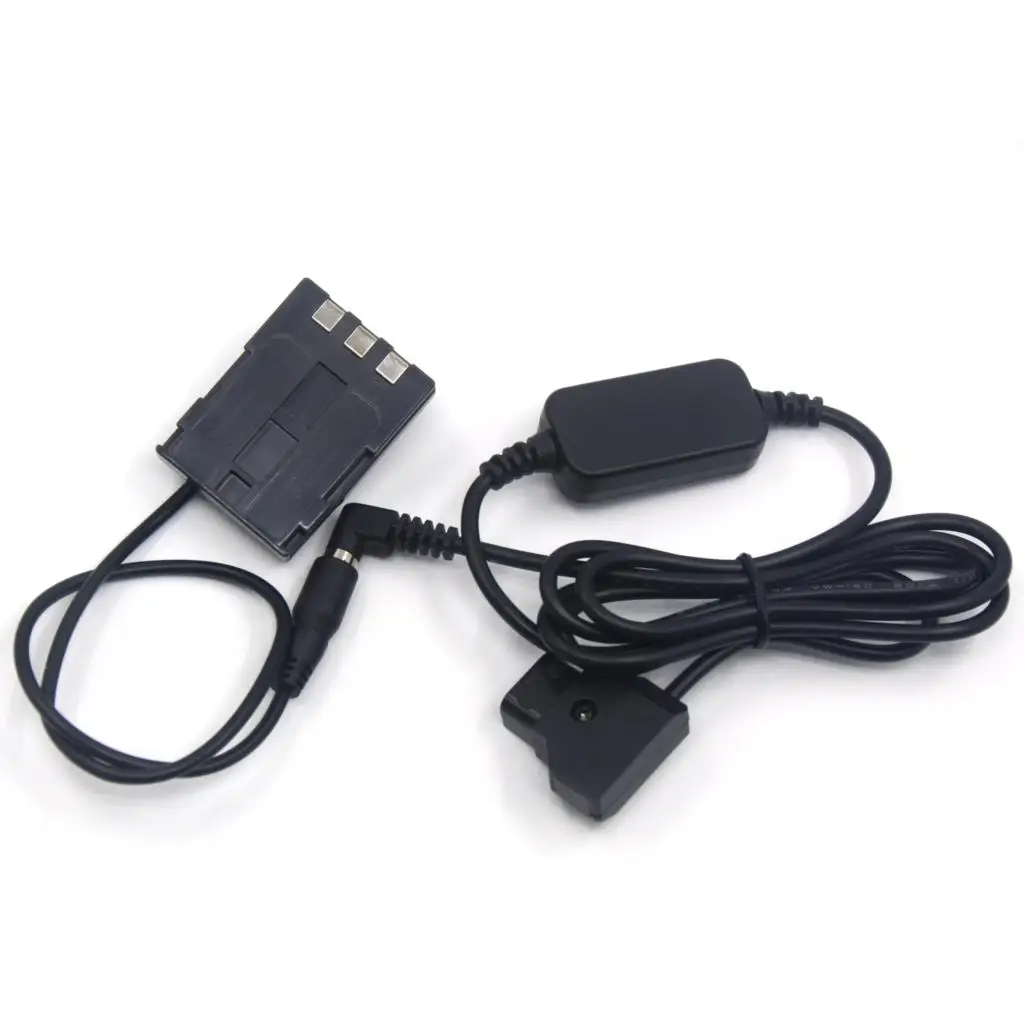 DR-20 acoplador CC NB-2L batería simulada + D-TAP Dtap 12-24V a 8V Cable reductor ACK-DC20 para Canon PowerShot G9 S40 S45 S50 S55 S60 - imagen 2