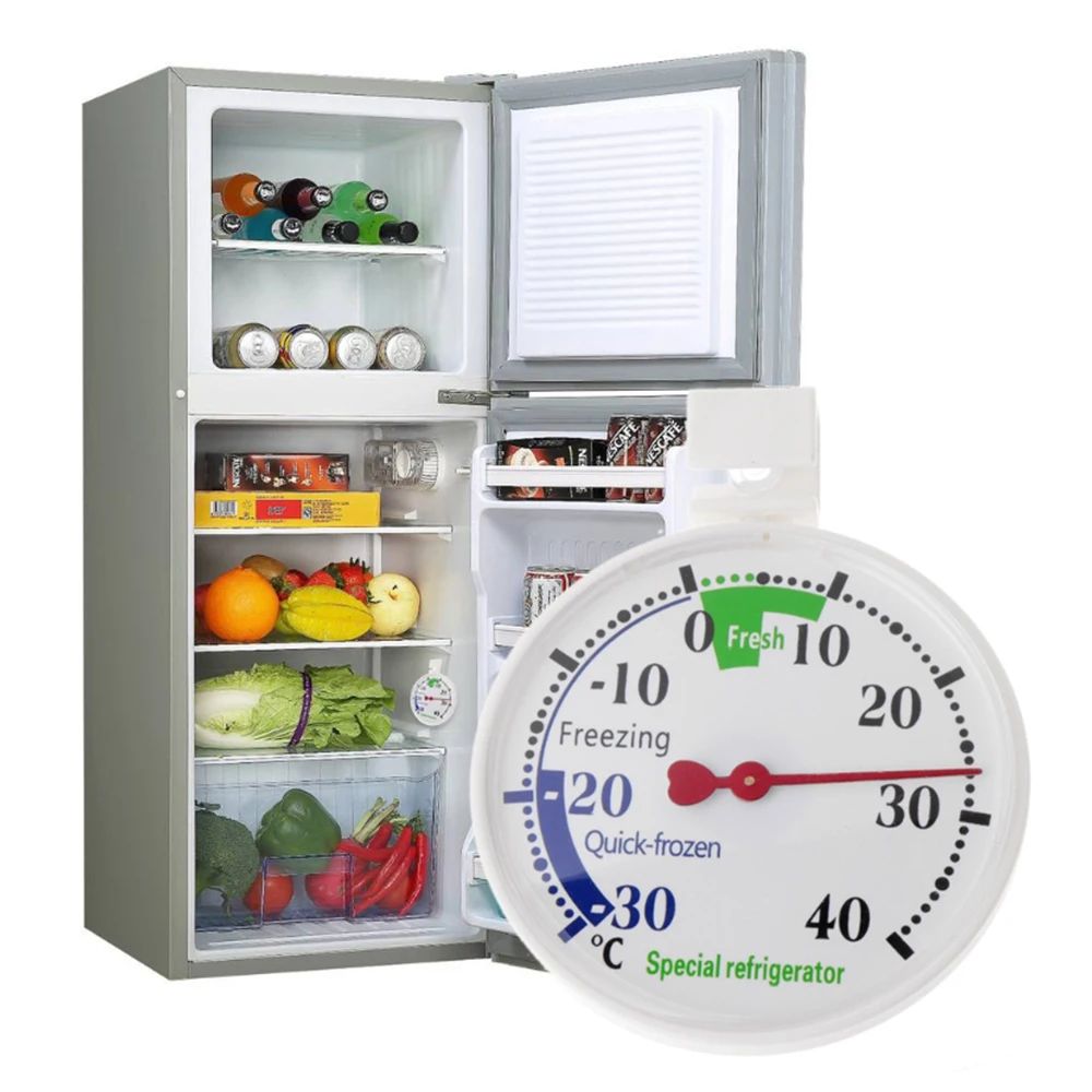 Termómetro para refrigerador y congelador, medidor de temperatura de refrigeración para refrigerador, herramientas accesorios de cocina para uso doméstico con ventosa - imagen 2