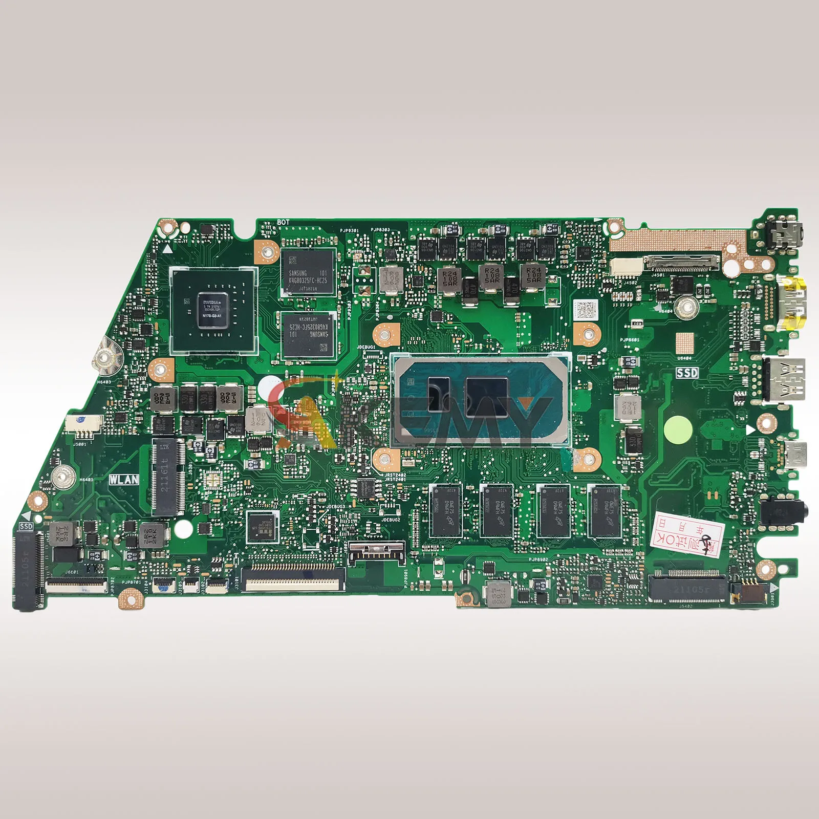 Placa base para ordenador portátil X421JP para ASUS X421JQ X413J X421J S433J X421JAY I421J X421JQ X421JF V4050J R421J placa base de 10. a generación I3 i5 i7 - imagen 3