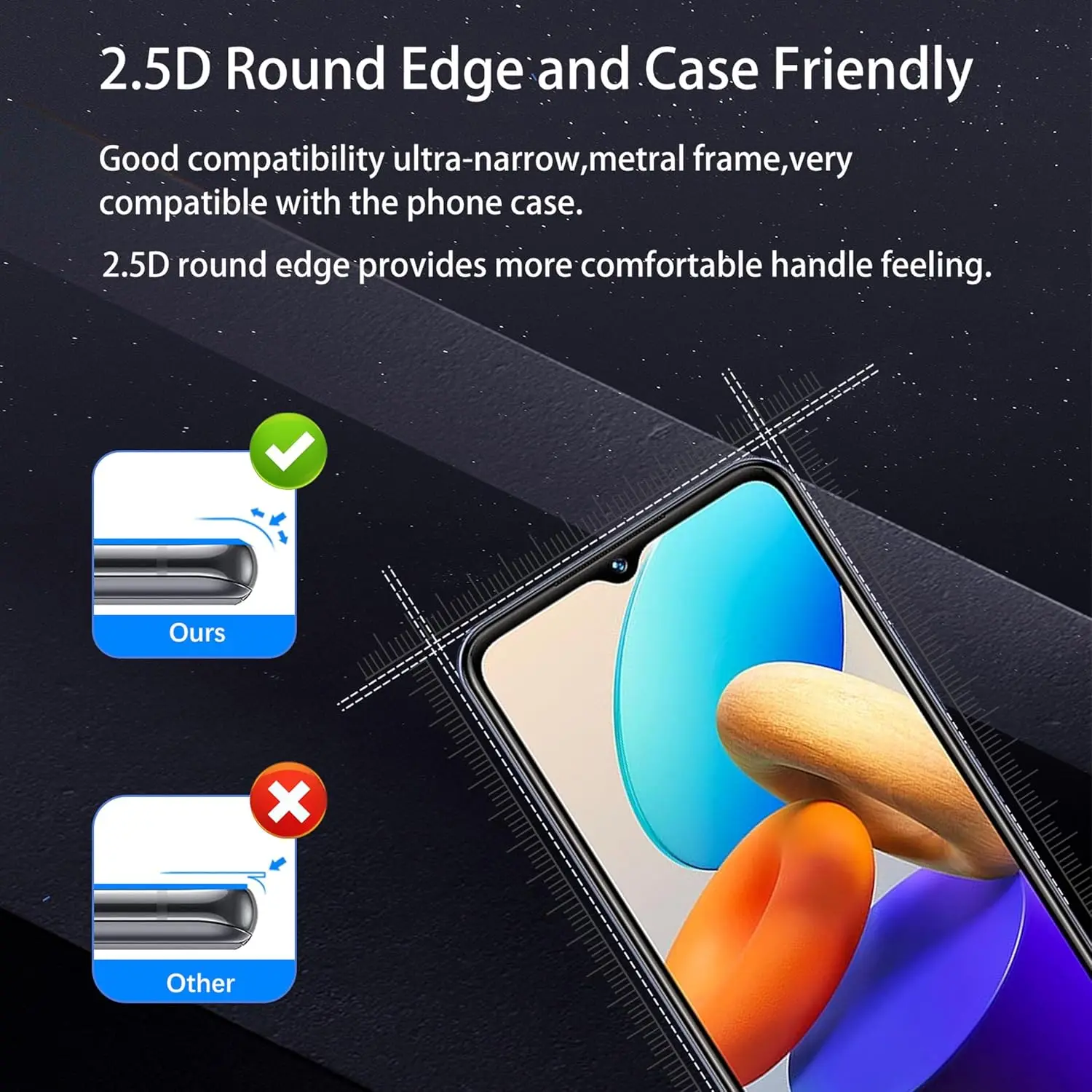 Para VIVO Y100 HD Película de vidrio templado - Protección de cubierta completa transparente para teléfono móvil - imagen 4