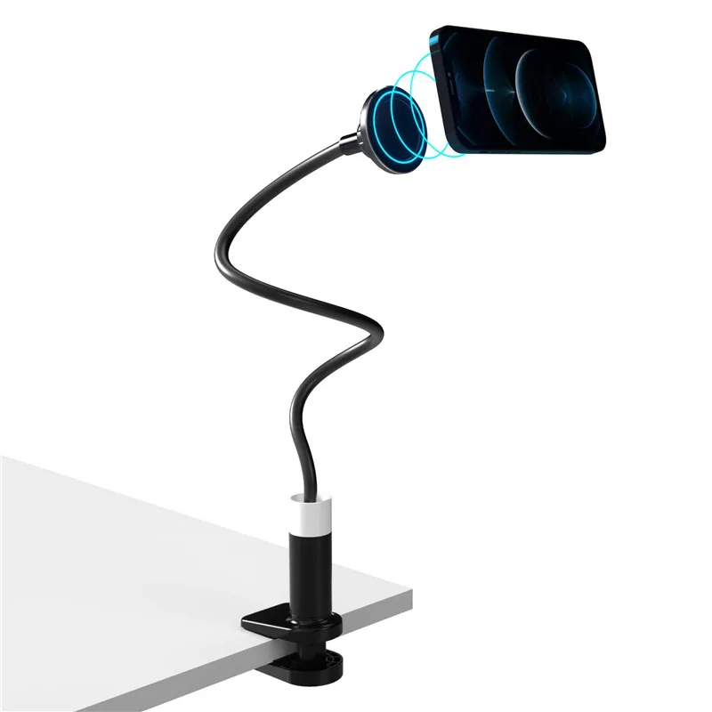Soporte magnético ajustable para teléfono con cuello de cisne para escritorio, soporte de brazo largo Flexible para iPhone 17 16 15 14 Series Mag Safe Case - imagen 5