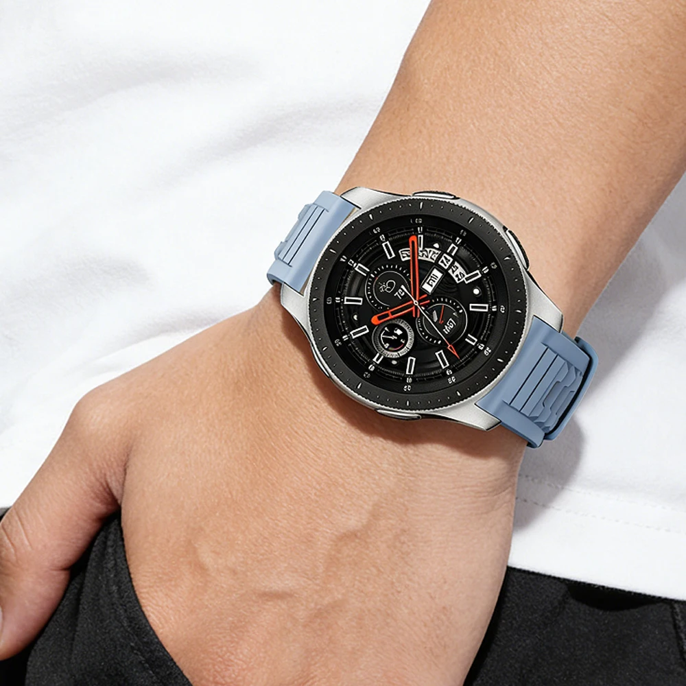 Para Samsung Galaxy Watch 3 45mm Correa 22mm pulsera de silicona correas de reloj Galaxy Watch 46mm Gear S3 Frontier Huawei Gt6 6Pro Band - imagen 3