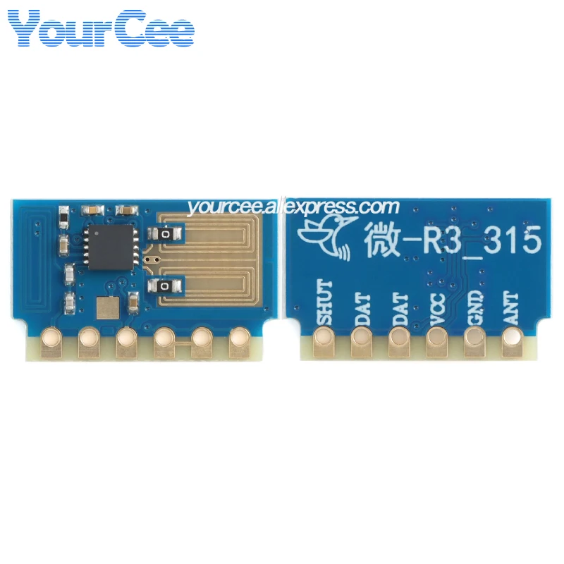 20 piezas/1 unidad H3V3E 315MHz H3V4F 433MHz módulo transmisor RF superheterodino Wifi módulo receptor de Control remoto inalámbrico HASK - imagen 4