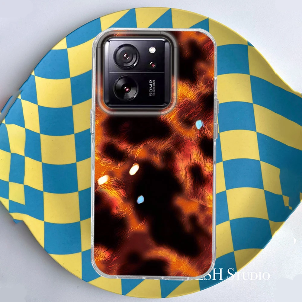 Funda de teléfono brillante color oscuro carey ámbar para Xiaomi 13T 14T 11 Lite NE Poco X5 M6 Pro X6 X7 X3 Pro NFC C65 C61 M5S - imagen 5