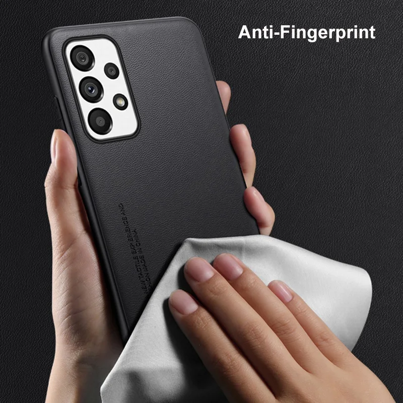 Funda de cuero PU de lujo para Samsung Galaxy A53 5G, funda trasera de silicona a prueba de golpes, funda de teléfono de protección completa para Samsung A53 Coque - imagen 5