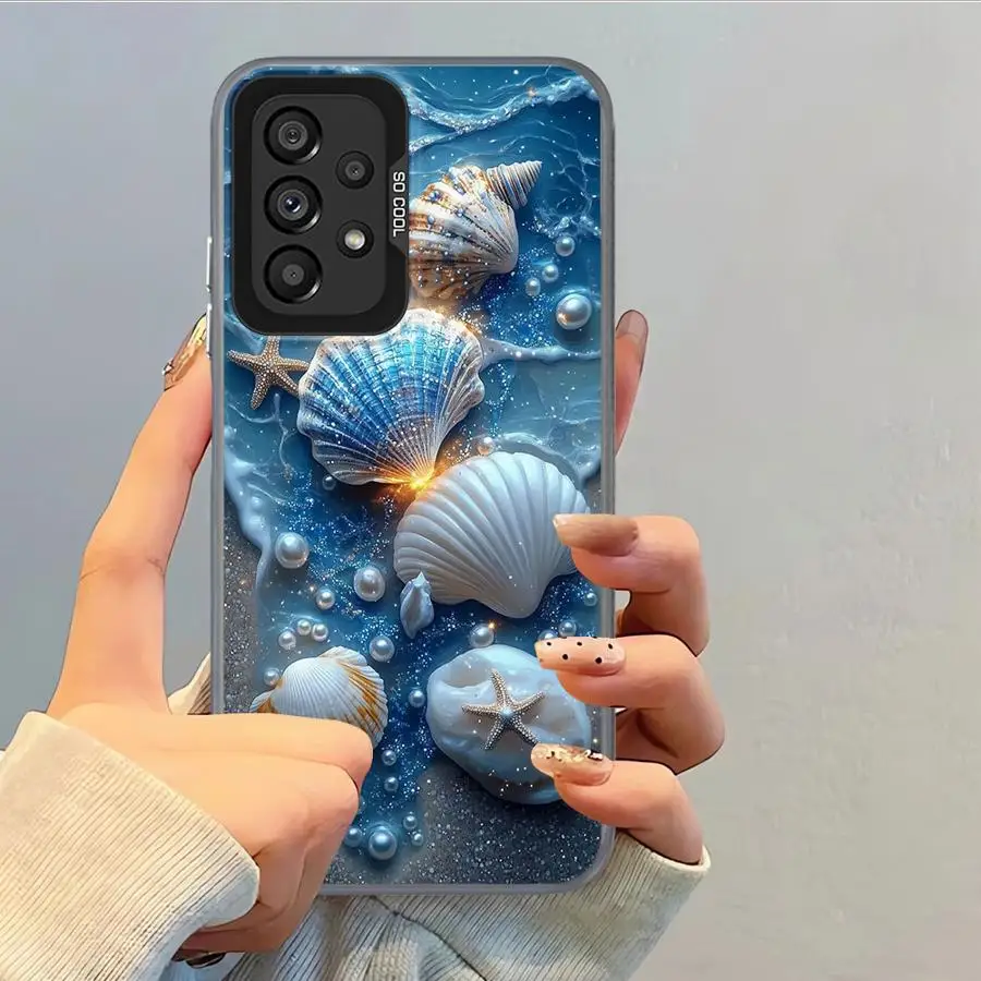 Funda para Samsung Galaxy S22 Note 20 Ultra S23 S20 Plus S21 S23 S24 FE S25 funda trasera para teléfono Marinc Life cangrejos langostas Cool - imagen 3