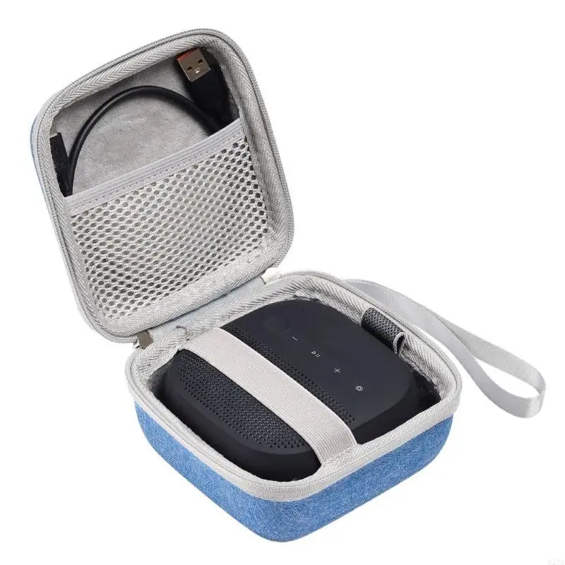 Estuche almacenamiento altavoz EVA, resistente agua, antiarañazos, absorción golpes para 2. ° deportes aventura y - imagen 3