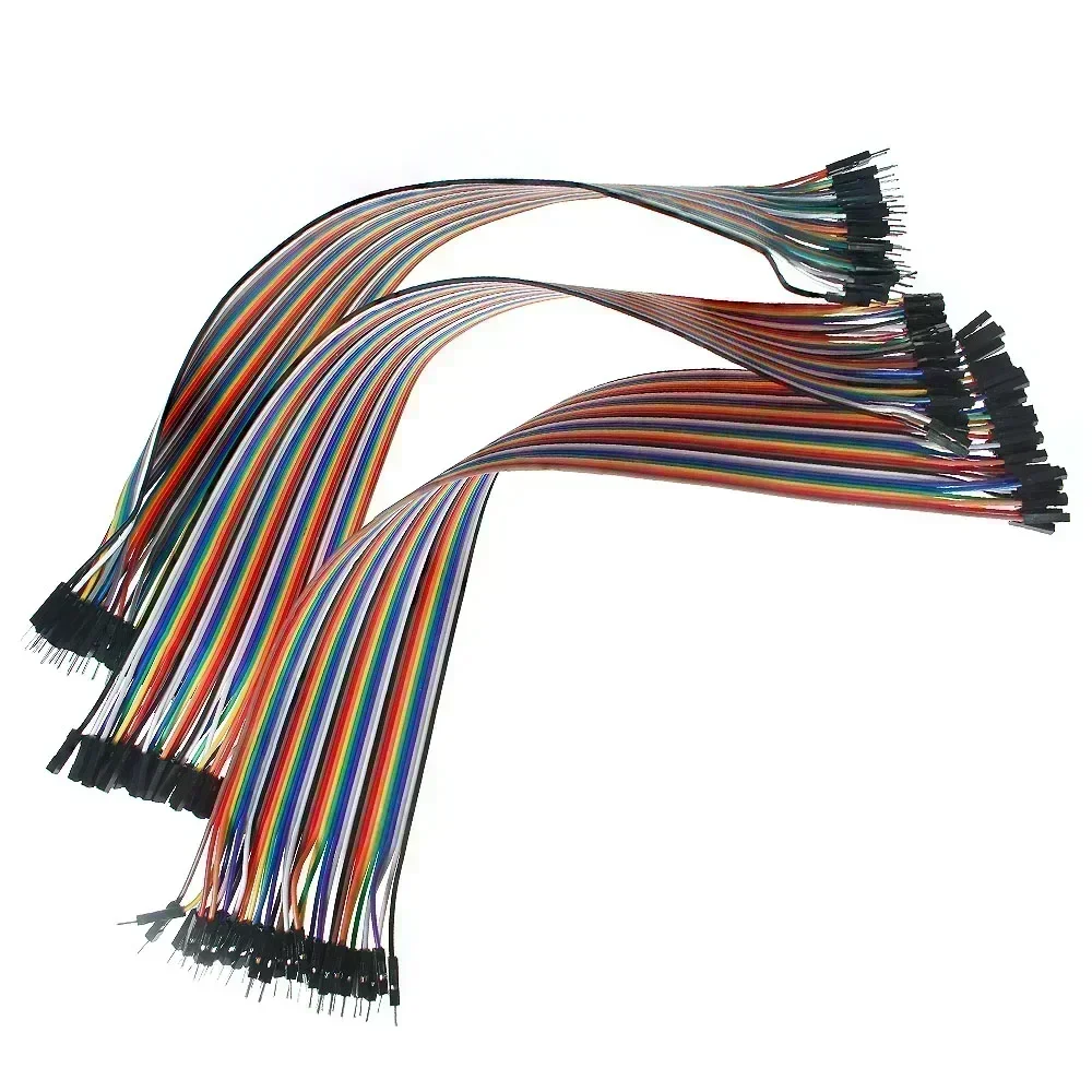 2,54mm 40PIN 10 15 20 30 40CM línea Dupont macho a macho hembra a macho hembra a hembra puente Cable Dupont para Arduino DIY - imagen 3