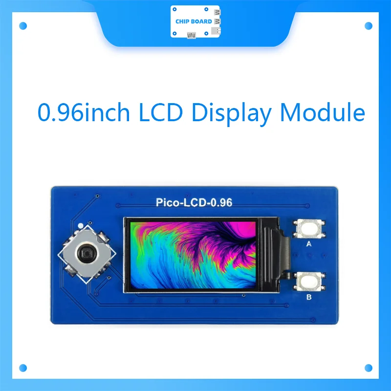 Módulo de pantalla LCD Waveshare de 0,96 pulgadas para Raspberry Pi Pico, 65K colores RGB, 160 � � 80 píxeles, interfaz SPI