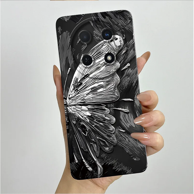 Para Huawei Nova 12i CTR-L81 13i funda de teléfono estilo de moda silicona líquida suave a prueba de golpes Fundas protectoras traseras antideslizantes - imagen 2