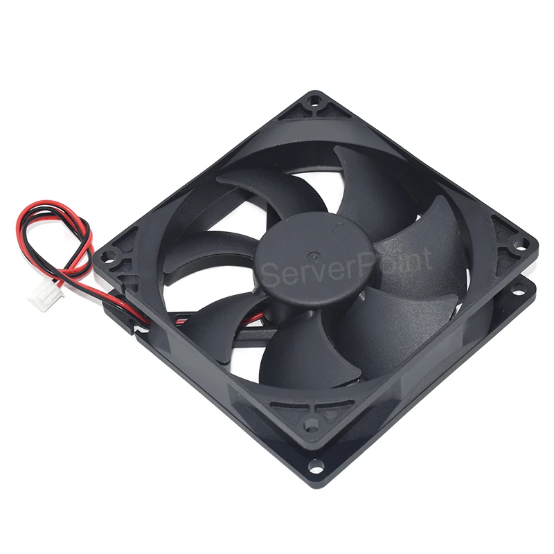 Original para YM1209PTB1 DC 12V 0.25A 92x92x25mm ventilador de refrigeración de servidor de 2 cables - imagen 2