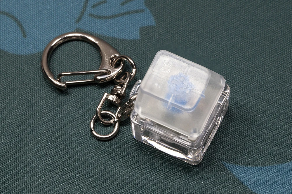 Llavero probador de interruptor para juegos, Teclado mecánico con llavero transparente o blanco, interruptor para ayudar a relajar a las personas - imagen 3