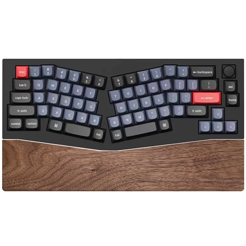 Leobog-Soporte de palma para teclado Alice A75 Abm066 Alice 80, adaptador de almohadilla de muñeca de madera de nogal, accesorios para Gamer, regalos - imagen 3