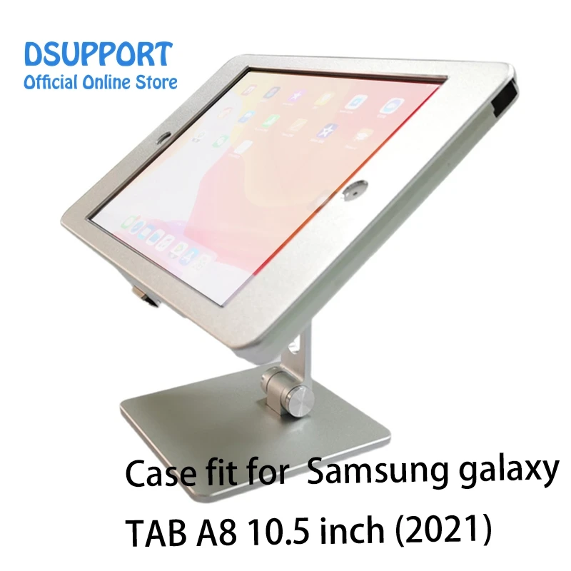 Funda antirrobo de escritorio con bloqueo de soporte de seguridad para Samsung galaxy TAB A8 de 10,5 pulgadas (2021)