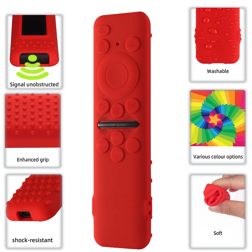 Funda protectora de silicona para Samsung 2023 Control remoto BN59-01432 Smart TV funda a prueba de polvo para BN59-01432 - imagen 2