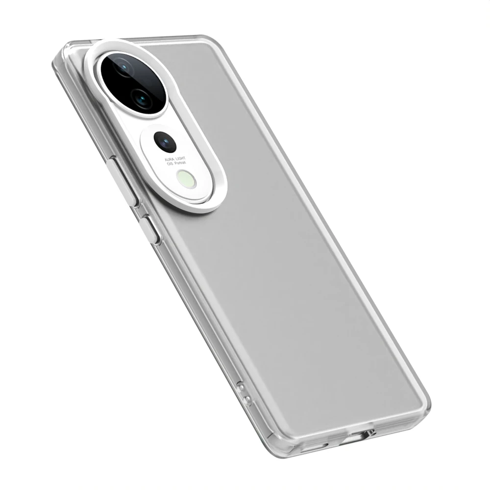 Funda transparente esmerilada para VIVO V40, funda de silicona mate Simple de TPU, funda protectora para VIVO V40 Pro, funda para teléfono VIVO V40 - imagen 3