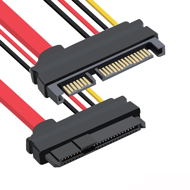 SAS a SATA,SFF-8482 SAS 29 pines a SATA 22 pines Cable de extensión Raid para unidad de disco duro con puerto de alimentación SATA de 15 pines - imagen 5