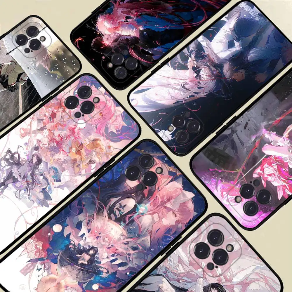 Funda de teléfono Puella Magi Madoka Magica para iPhone 16 15 14 13 12 Mini 11 Pro XS Max X XR SE 6 7 8 Plus, funda de silicona suave - imagen 5