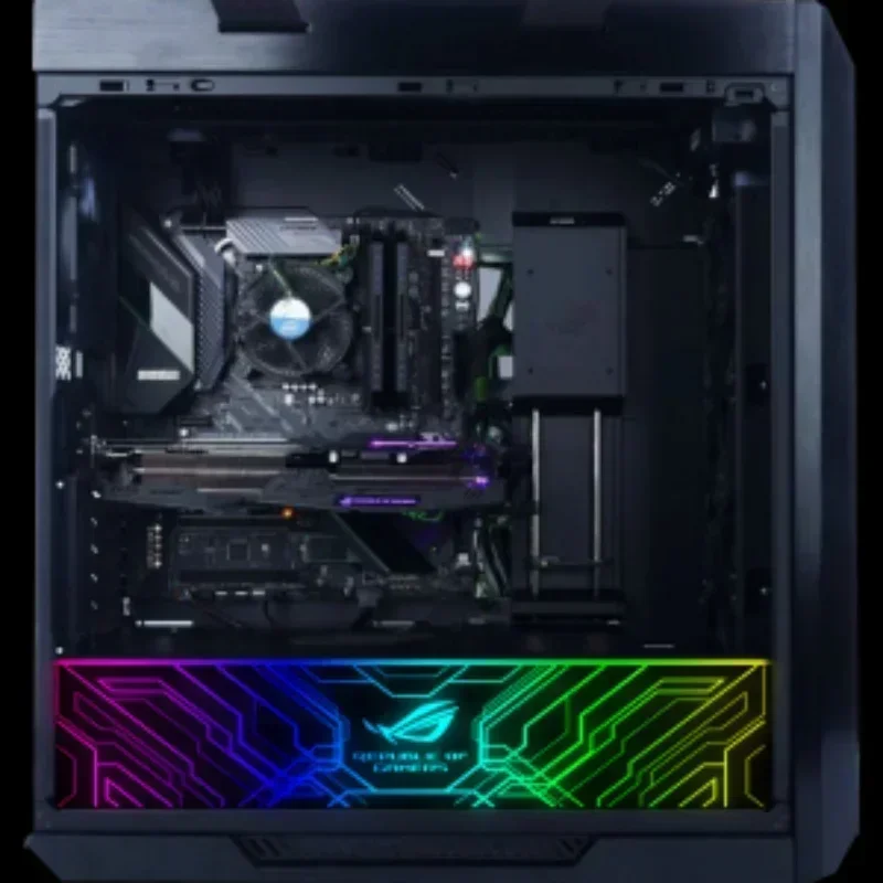 ROG GX601 funda RGB Panel de iluminación personalizable Strix Helios PSU GPU soporte ARGB tablero de luz MOD PC Gamer placa AURA SYNC - imagen 3