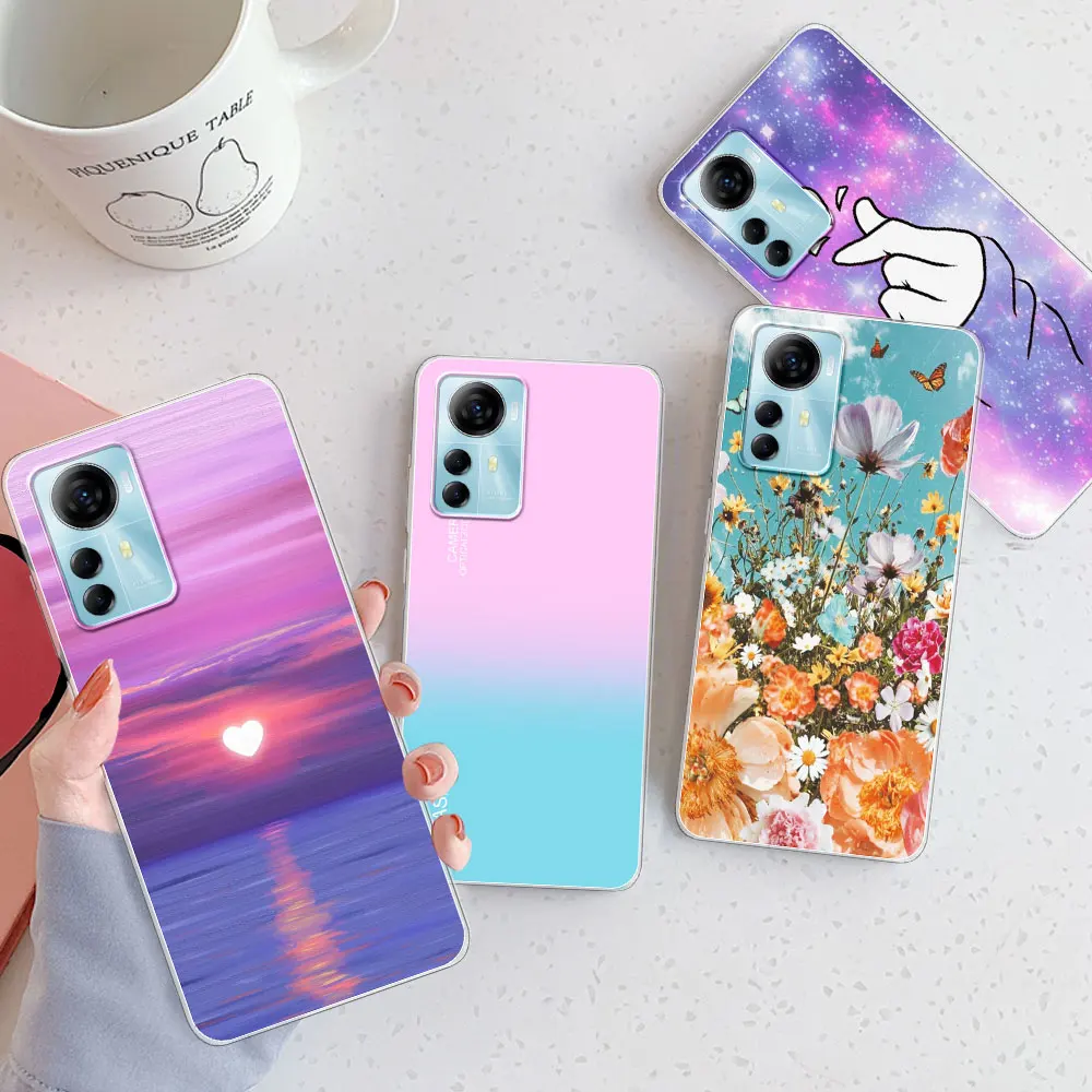 Para ZTE Blade A72S Funda para ZTE Blade A72 Funda protectora transparente de silicona suave Funda de teléfono para ZTE Blade A71 A7P Coque Funda - imagen 2