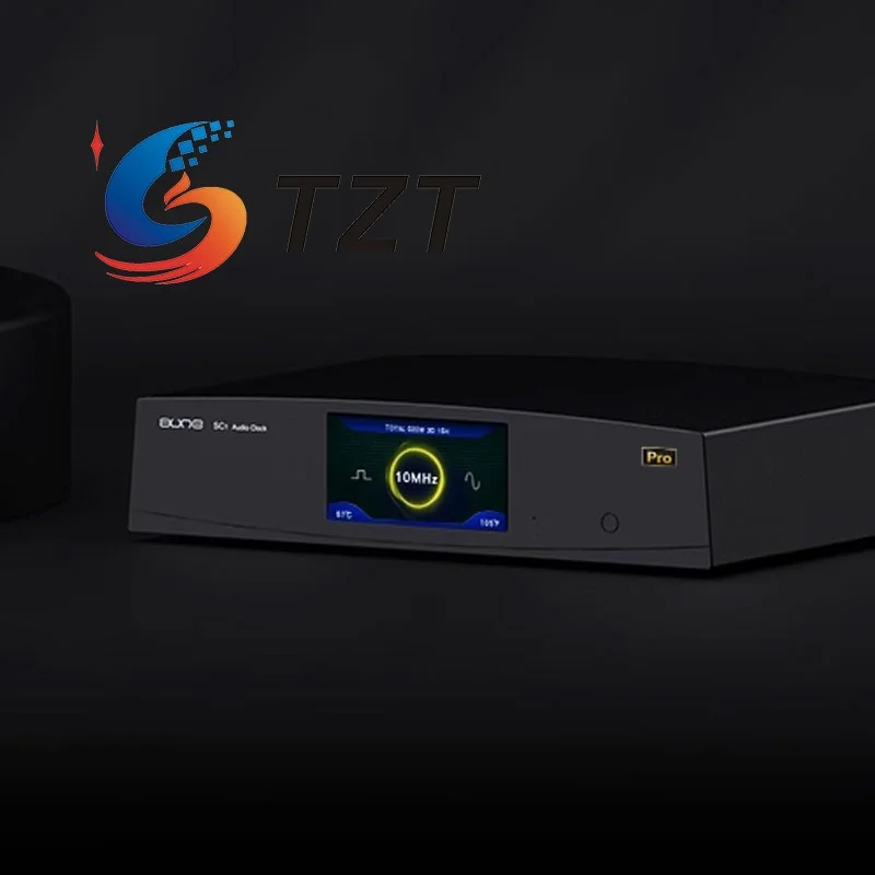 TZT AUNE-generador de reloj Digital SC1 Pro plateado/negro, nivel de referencia de 10MHz, reloj de Audio HiFi OCXO de 220V/110V - imagen 2