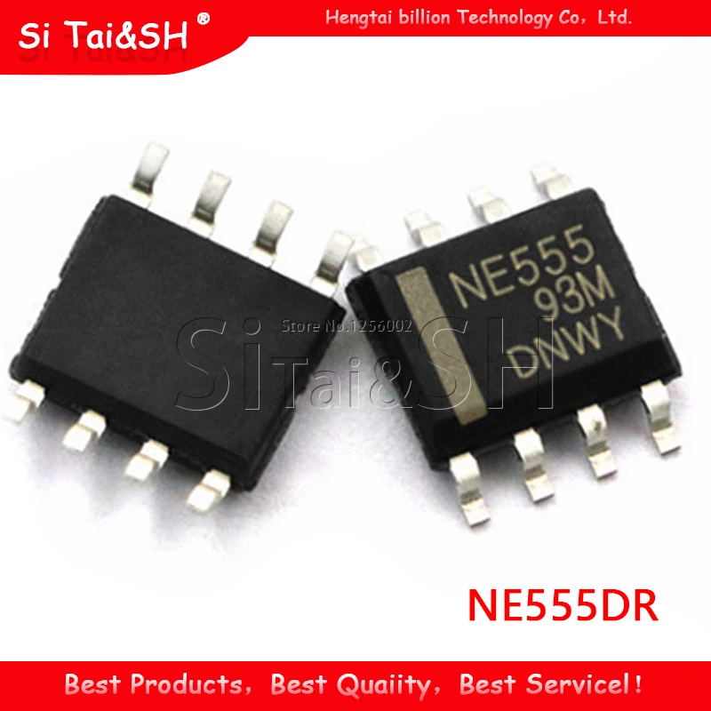 Si Tai & SH 20 unids/lote NE555DR NE555 SOP8 SMD temporizador circuito base de tiempo IC SOP-8 - imagen 2