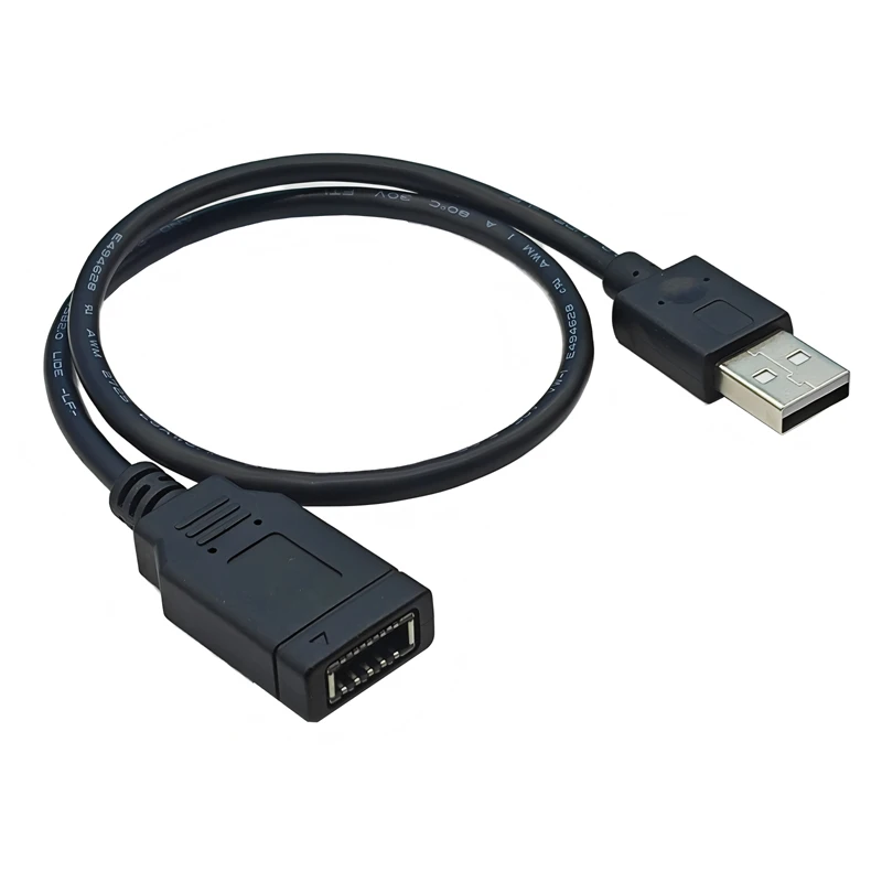 40cm USB to TYPE E Cable Connector 480Mbps USB2.0 to TYPE-E A-KEY for USB Front Panel TYPE-C USB Male to TYPE-E Female Converter - imagen 3