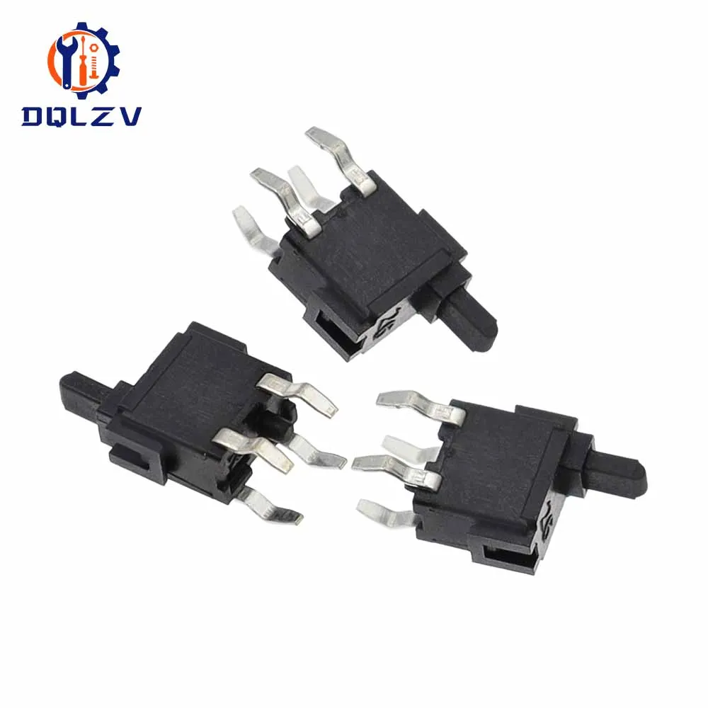Microinterruptor de 8,5mm para televisión, DVD, EVD, cámara de TV, papelera, interruptor de detección de puerta, 4 pines