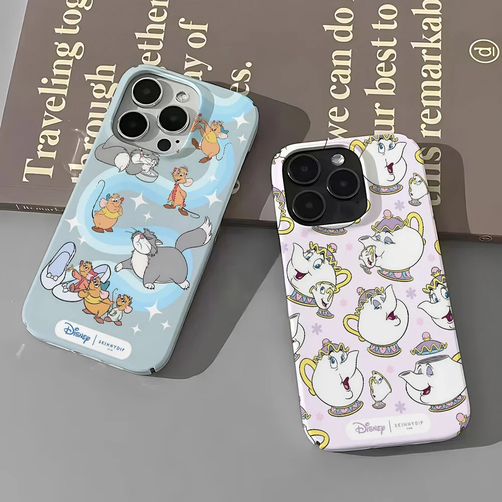 Funda de teléfono Disney Winnie Family para iPhone 16 15 14 13 12 11 Pro Max XS XR XSMax 6 7 8 Plus cubierta dura HD brillante para PC