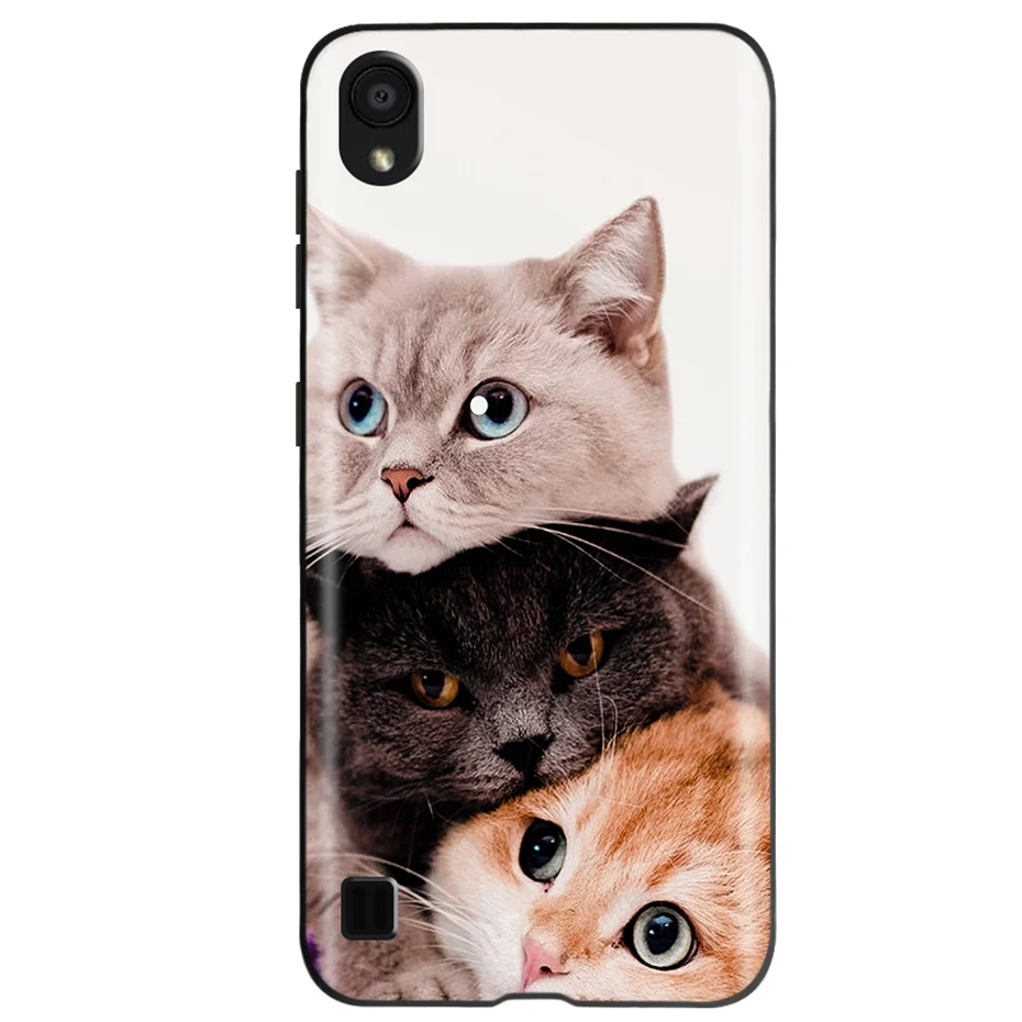 Funda pintada a la moda para ZTE Blade A5 2019, parachoques suave de silicona TPU negro a prueba de golpes para ZTE A5 (2019) BladeA5 A 5 Funda - imagen 2