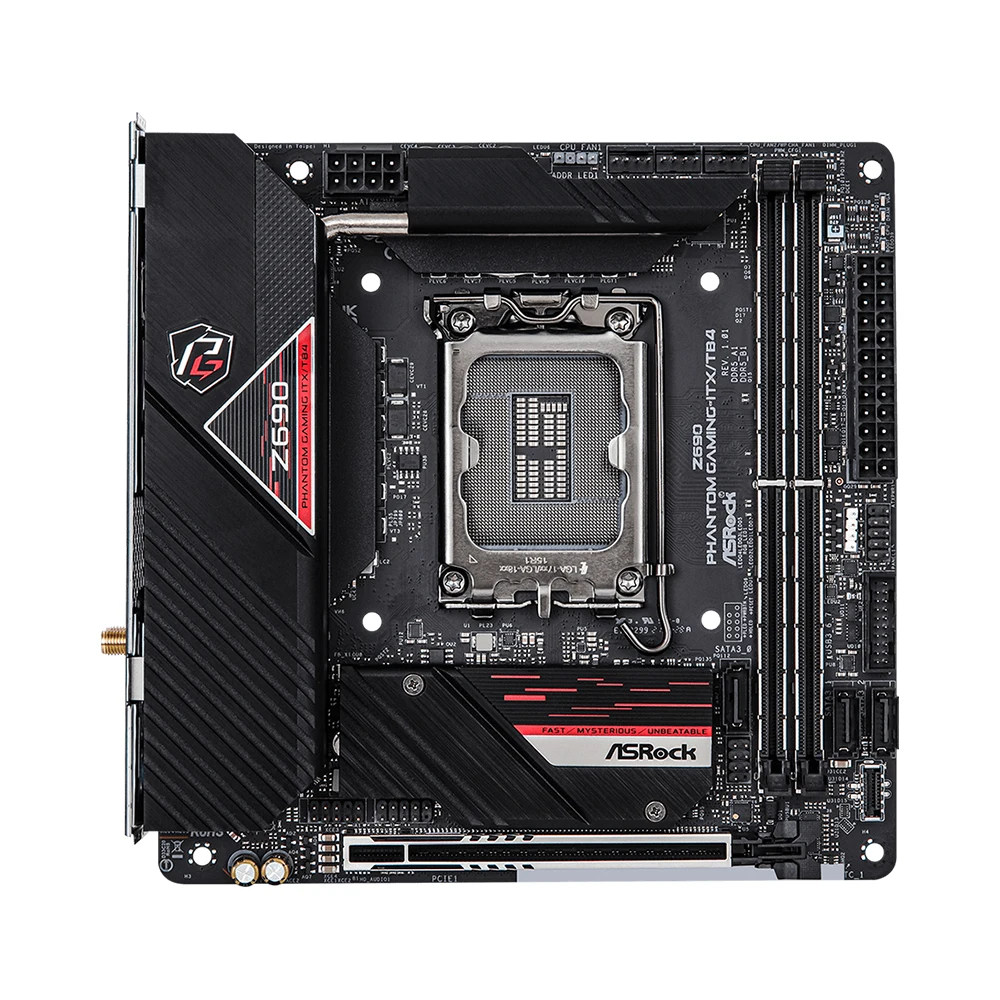 Placa base ASRock Z690 PHANTOM GAMING-ITX/TB4 compatible con Socket LGA1700 i9-14900K I5-12400F CPU 4xDDR5 USB3.2 Gen2 M.2 PCIe5.0 - imagen 3