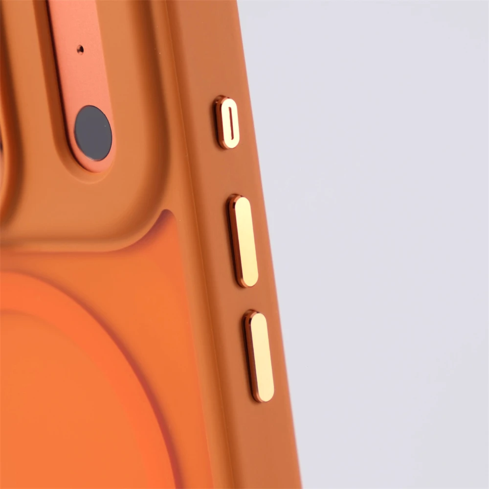 Funda magnética translúcida mate de lujo a prueba de golpes para iPhone 17 Pro Max Air 16 15 14 13 para cubierta protectora de lente Magsafe - imagen 5