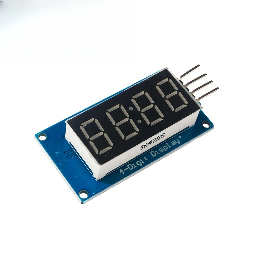 Módulo de pantalla LED Digital TM1637 de 4 Bits, 0,36 pulgadas con reloj de horas, tubo de ánodo rojo, placa de controlador de cuatro series, accesorios de ladrillos - imagen 5