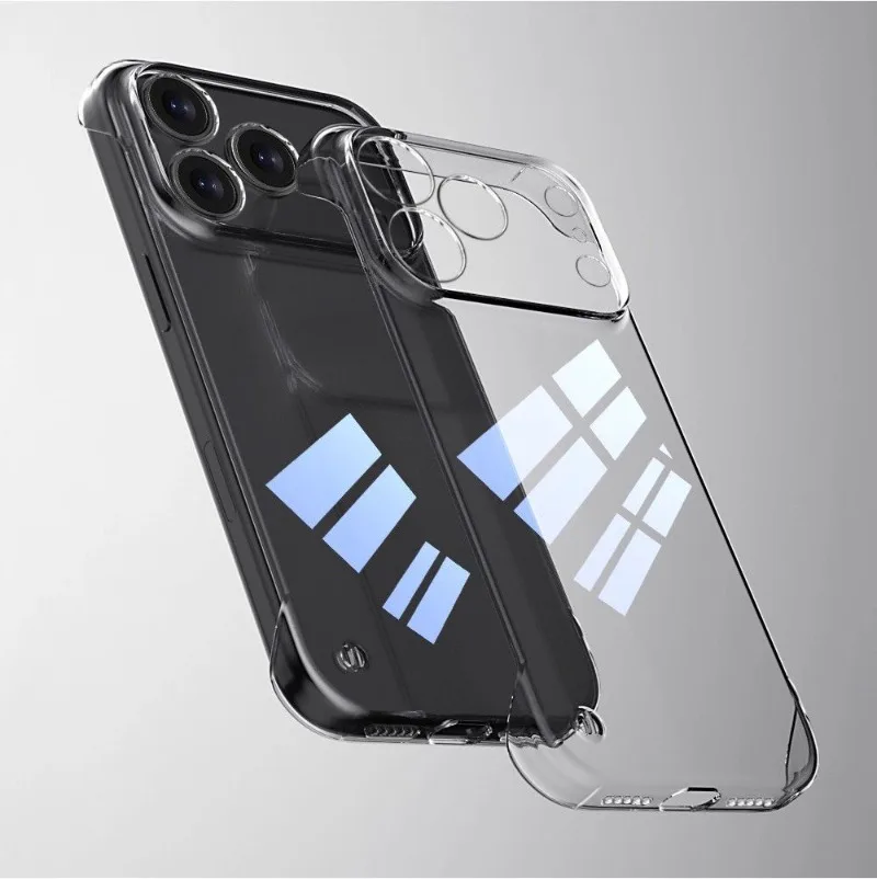Funda de teléfono de plástico duro transparente ultrafina sin marco para iPhone 17 Pro Max Air, funda trasera para iPhone Air 17Pro - imagen 2