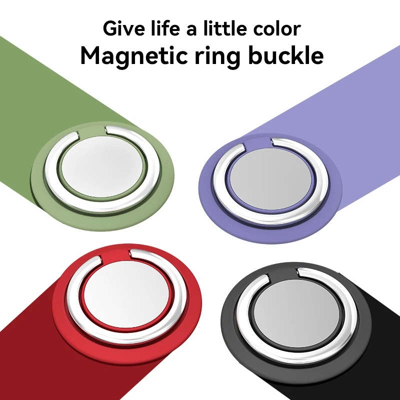 Nuevo soporte magnético para teléfono móvil, hebilla de anillo, soporte creativo, regalo, soporte General para coche perezoso, soporte giratorio creativo - imagen 5