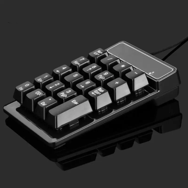 Teclado numérico con cable Mini USB, teclado numérico Digital de 19 teclas para Windows XP/7/8, portátil, PC, accesorio de ordenador - imagen 4
