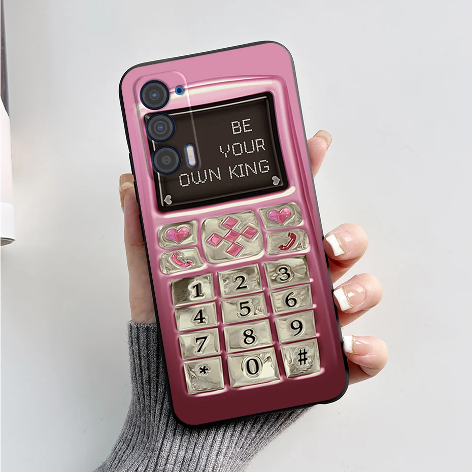 Funda para Motorola Edge (2021) / Edge 5G UW (2021) fundas de teléfono funda trasera suave de silicona con dibujos de gatos bonitos para MOTO Edge 2021 XT2141 - imagen 5