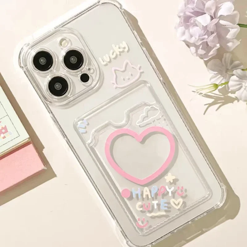 Funda coreana con tarjetero de estrella INS para Samsung Galaxy S25 Edge 5G S24 S23 S22 S21 Ultra Plus FE A56 A36 A26 A55 A35 - imagen 3