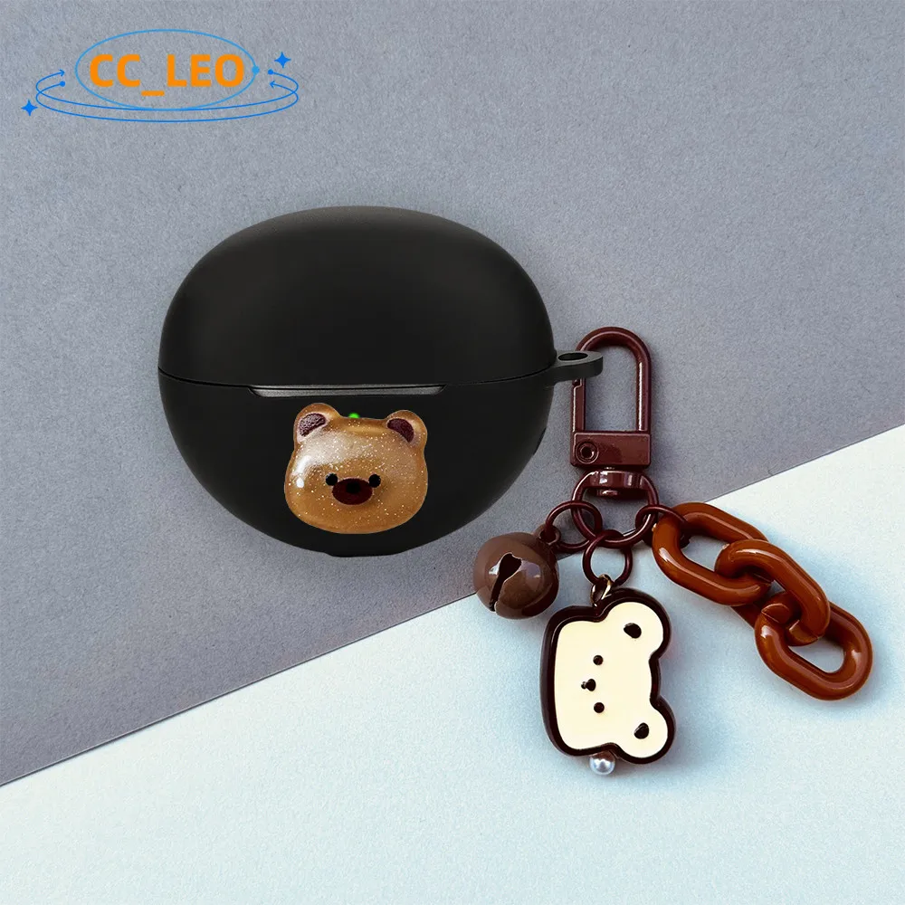 Para Honor Choice, funda con Clip para auriculares, lindo cerdito, béisbol, fútbol, llavero colgante, Honor Choice, funda protectora con Clip para auriculares - imagen 5