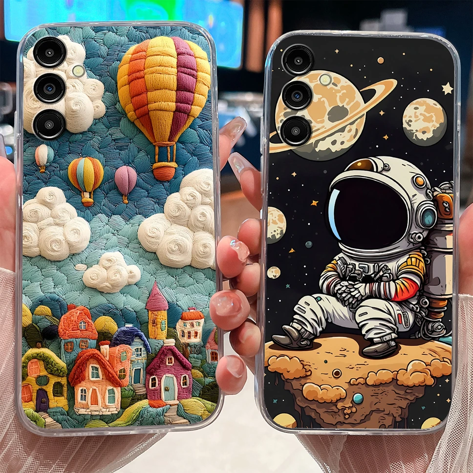 Para Samsung Galaxy A14 A13 4G 5G Funda de teléfono mariposa suave TPU transparente silicona ligera Funda para Galaxy A 14 A 13 Funda - imagen 2