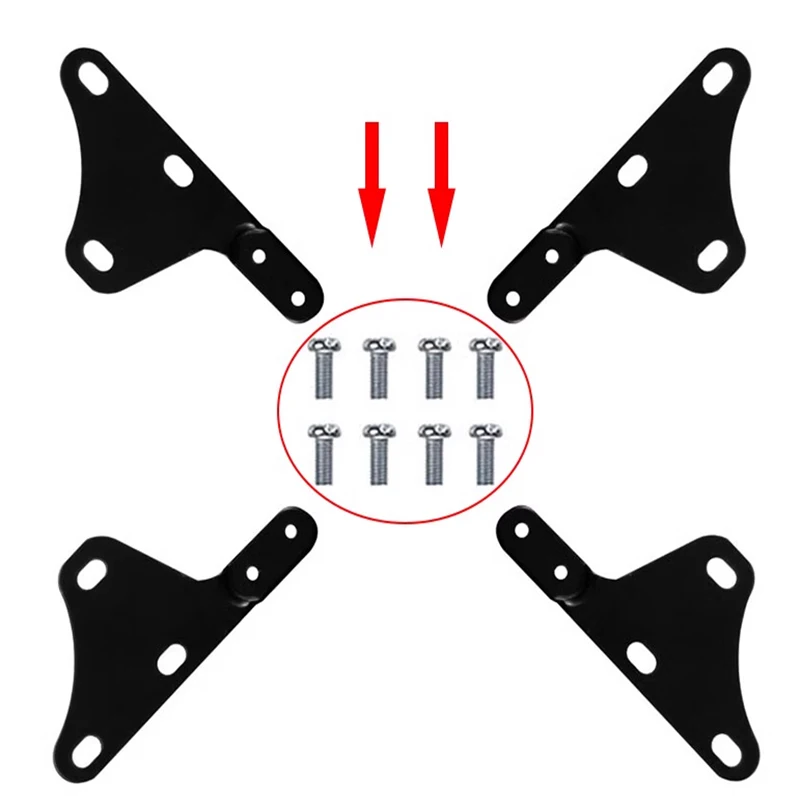 Adaptador VESA 200x200mm para piezas de accesorios de extensión de soporte de montaje de monitor