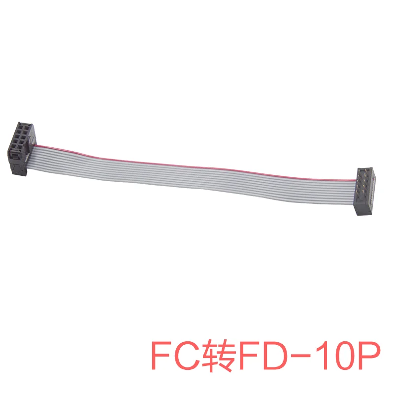 2 uds FC-FD DC4 IDC conector macho a hembra de paso de 2,54 MM 6P/8/10/12/14/16/20/24/26/30/34/40 pines Cable de datos de bajada de cinta plana - imagen 5