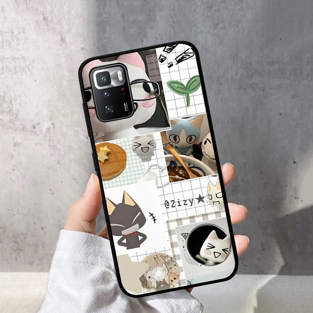 Bonita funda de teléfono con Collage de gato Toro para Redmi Note 4X5 A 6 7 8 T 9 9S 10 11S 11Epro Poco M3 Pro - imagen 5