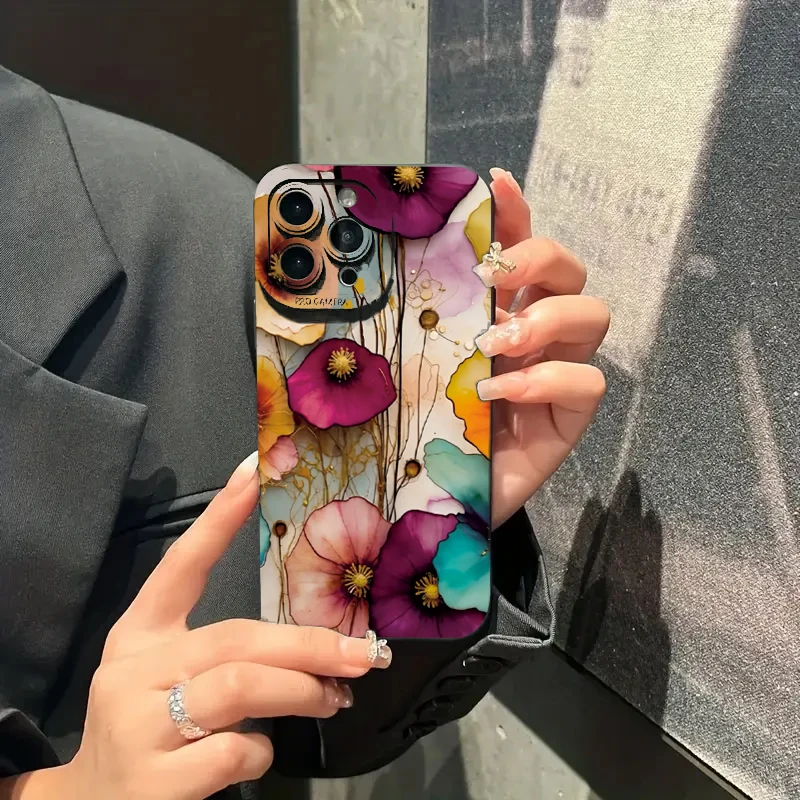 Funda protectora de teléfono de TPU suave con patrón Floral Vintage para Xiaomi Redmi Note 14 13 12 Pro Plus 5G 12S 11S 11 10S Redmi 13C - imagen 3