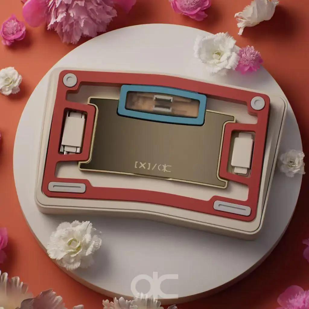 Kit de teclado QK Alice Duo, Teclado mecánico de aluminio Bluetooth de modo Dual, teclado personalizado de intercambio en caliente sin eje ni tecla - imagen 2