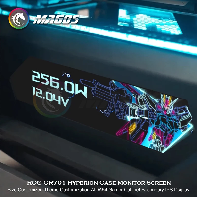 ROG GR701 Hyperion – Caja Monitor Gaming con Panel IPS Secundario - imagen 3