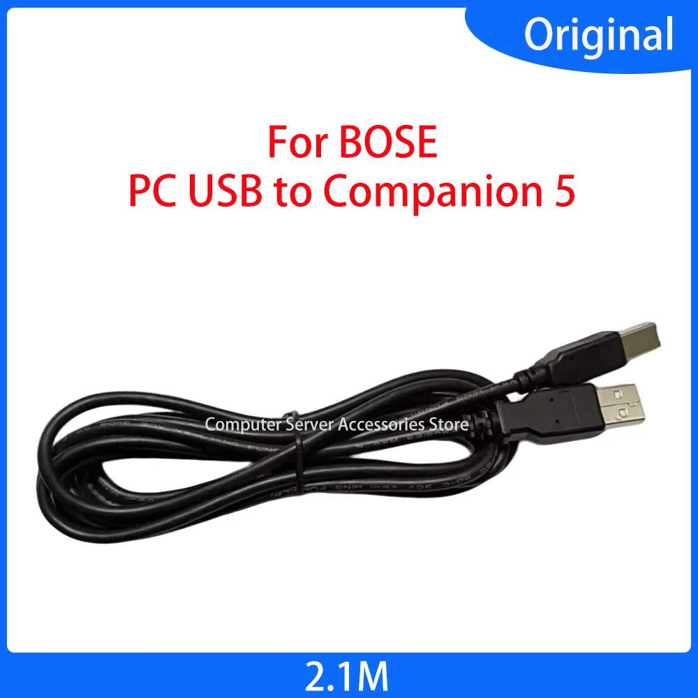 Cable de Audio Original usado PC USB a Companion 5 para Bose C5 Cable de Audio de alimentación longitud 2,1 m USB equipado con Cable de datos